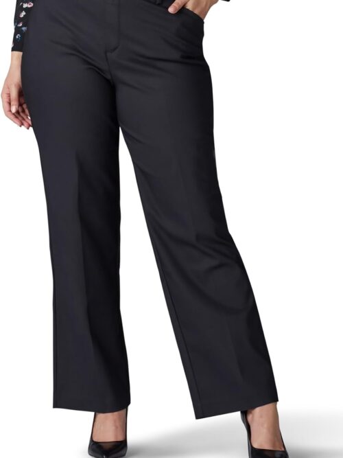 Women Plus Size Ultra Lux Comfort with Flex Motion Trouser Pant