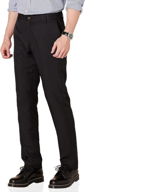 Men's Slim-Fit Flat-Front Dress Pant