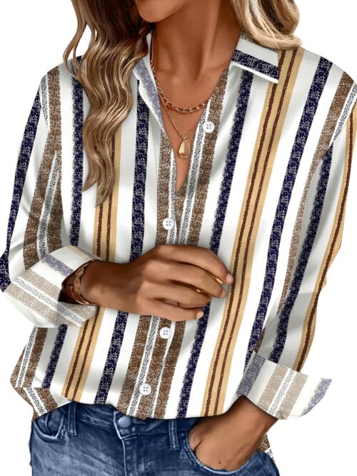 Silky Satin Long-Sleeve Shirt — Stylish Business Casual Look | Lustrous Texture | Commuter Wardrobe Staple